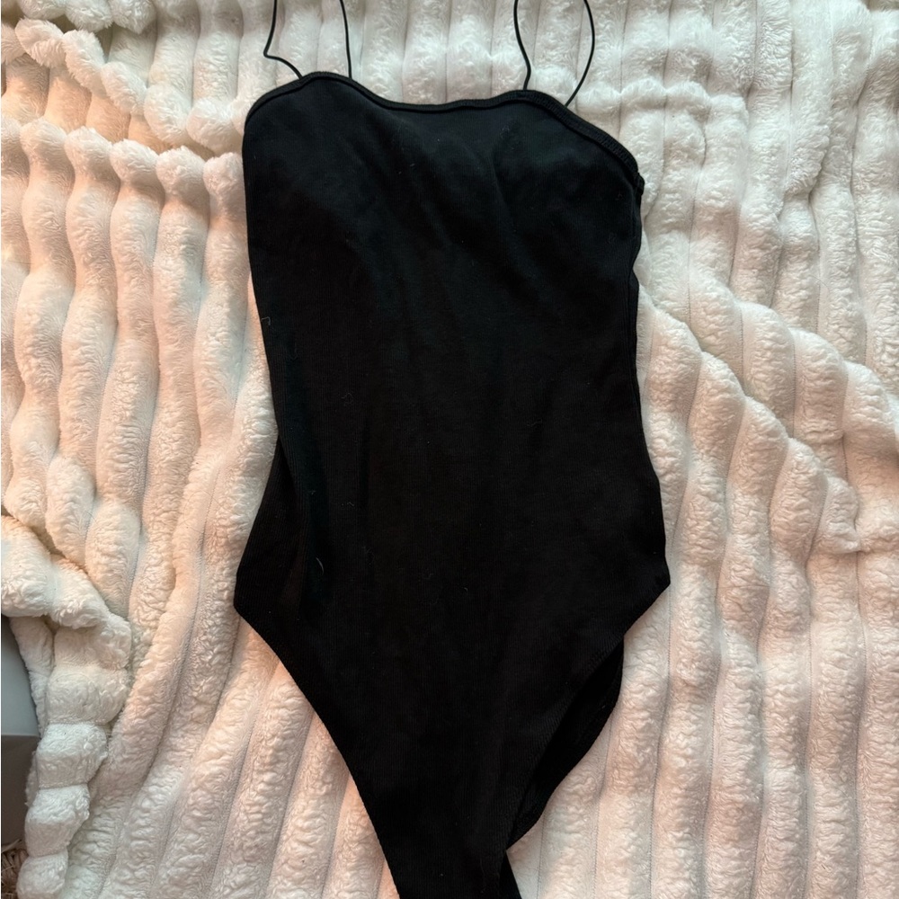 Black Kids One Piece Swimsuit